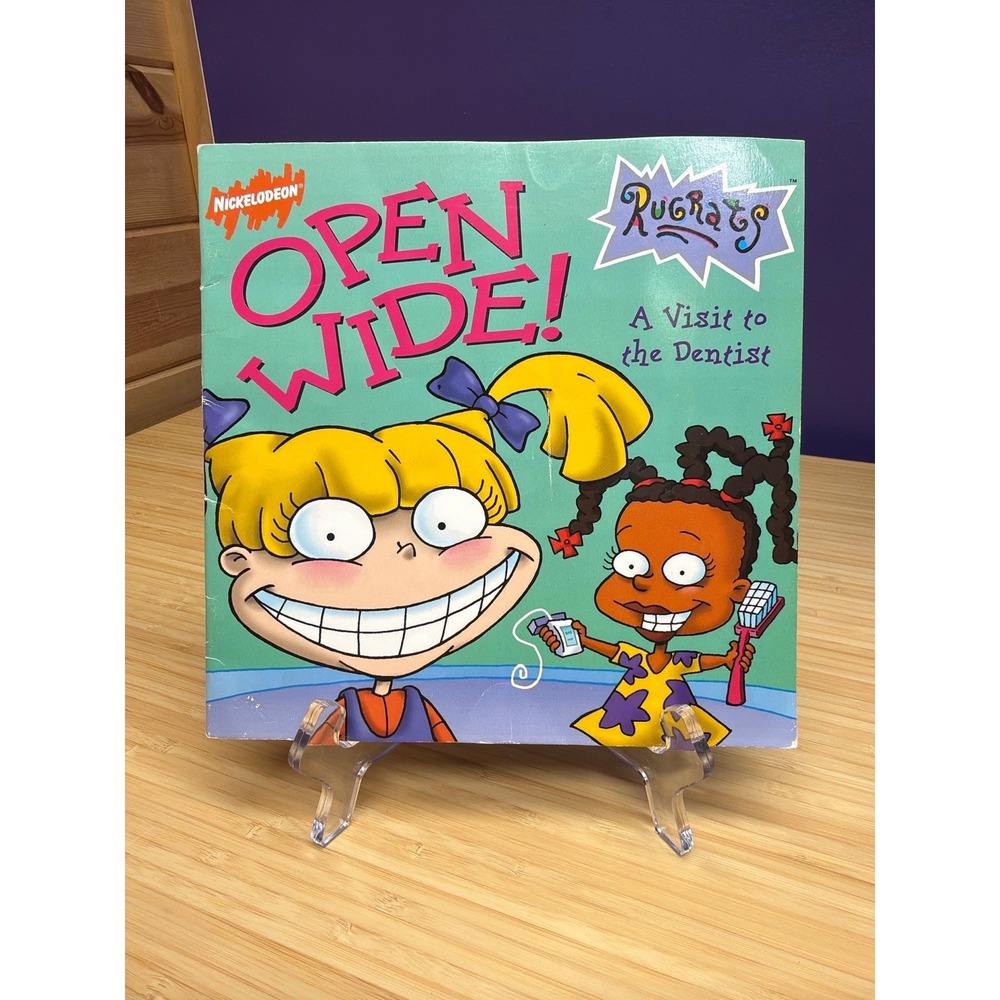 Rugrats Open Wide A Visit to the Dentist 2000 Scholastic Nickelodeon Book